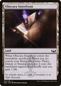 4x Obscura Storefront - NM - Streets of New Capenna - SPARROW MAGIC - Image 1