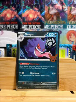 GENGAR 14/30 Trick or Trade 2024 Stamp Pokemon TCG NM - Image 1