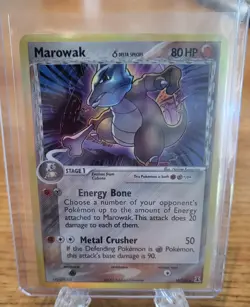 Pokemon TCG 2005 Marowak (Delta Species) 10/113 Delta Species Holo LP Vintage - Image 2