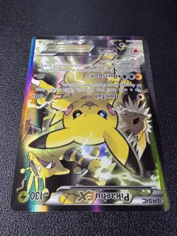 Pokemon: Pikachu ex XY Black Star Promo Full Art Holofoil XY124 - Image 3