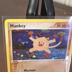 Pokemon Mankey 38/112 FireRed & LeafGreen Reverse Holo Uncommon 50 HP - Image 4
