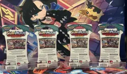Pokemon TCG: Sun and Moon Guardians Rising Sleeved 4 Pack Complete Art Set - Image 2