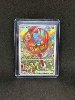 Pokemon TCG Riolu 010 Me: Mega Evolution Promo Full Art Holo - Image 1