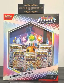 Pokemon Scarlet & Violet Prismatic Evolutions Binder Collection New & Sealed - Image 1