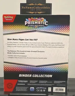 Pokemon Scarlet & Violet Prismatic Evolutions Binder Collection New & Sealed - Image 2