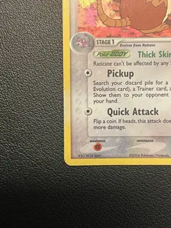 Raticate 48/112 FireRed & LeafGreen Reverse Holo Pokemon 2004 NM - Image 5