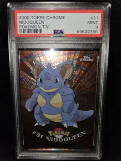 Pokemon Nidoqueen PSA 9 Topps Chrome - Image 1