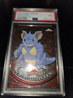 Pokemon Nidoqueen PSA 9 Topps Chrome - Image 2
