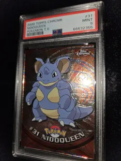 Pokemon Nidoqueen PSA 9 Topps Chrome - Image 3