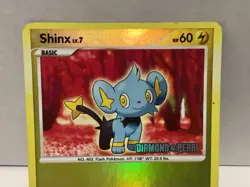 2007 Pokemon Basic Shinx Lv.7 60hp #98/130 DPBP #464 Rev Holo - Image 2