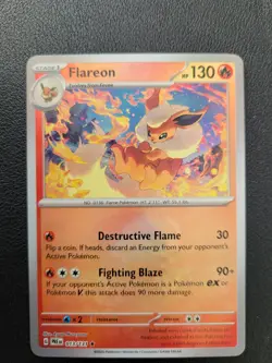 Pokemon Flareon Master Ball 13/131 Prismatic Evolutions - Image 1