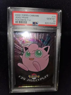 Pokemon Jigglypuff PSA 10 Topps Chrome - Image 1