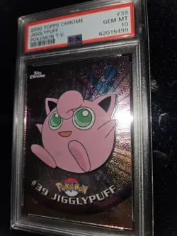 Pokemon Jigglypuff PSA 10 Topps Chrome - Image 2