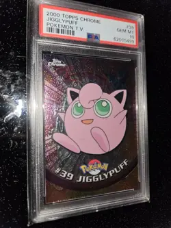 Pokemon Jigglypuff PSA 10 Topps Chrome - Image 3