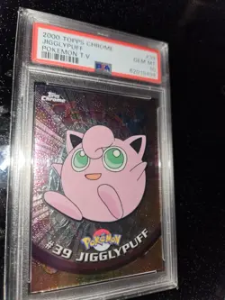 Pokemon Jigglypuff PSA 10 Topps Chrome - Image 4