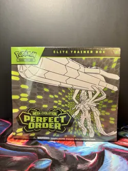 Pokemon Mega Evolution Perfect Order Elite Trainer Box Sealed - Image 1