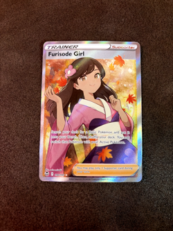 2022 Pokemon Sword & Shield Silver Tempest Furisode Girl #190/195 NM - Image 1