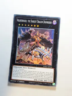 Voloferniges, the Darkest Dragon Doomrider DAMA-EN045 Super Rare 1st Edition - Image 1