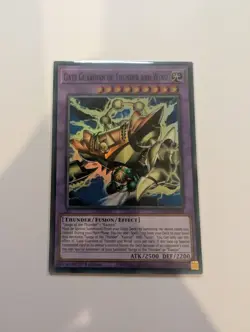 Yu-Gi-Oh! - Gate Guardian Of Thunder And Wind - MAZE-EN004 - Super Rare - 1st Ed - Image 1