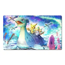 Lapras Jirachi Board Game Pokemon Playmat Card Play Mat TCG CCG Pad Mousepad - Image 1