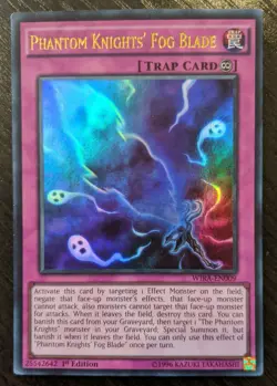 YuGiOh Phantom Knights' Fog Blade Ultra Rare 1st Edition GFTP-EN122 NM - Image 1