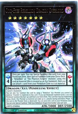 Odd-Eyes Rebellion Dragon Overlord - GFP2-EN004 Ultra Rare - 1st Edition Yugioh - Image 1