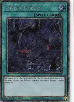 Yugioh Zombie World RA03-EN205 - Platinum Secret Rare - Image 1