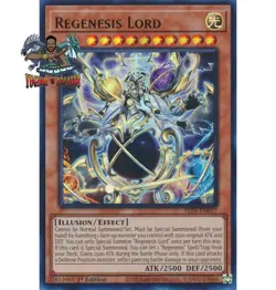 Yugioh! 1x Regenesis Lord ALIN-EN017 Ultra Rare 1st Ed NM - Image 1