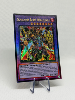 Gladiator Beast Heraklinos CR06-AE059 Ultimate Rare AE NM YuGiOh Card - Image 2