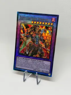 Gladiator Beast Heraklinos CR06-AE059 Ultimate Rare AE NM YuGiOh Card - Image 3
