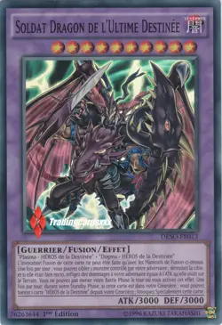 ♦Yu-Gi-Oh!♦ Soldat Dragon de l'Ultime Destinee : DESO-FR013 -VF/SUPER RARE- - Image 1