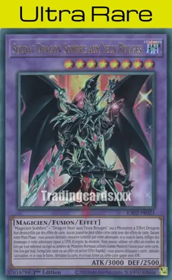 Yu-Gi-Oh! Soldat Dragon Sombre aux Yeux Rouges : UR RA02-FR021 - Image 1