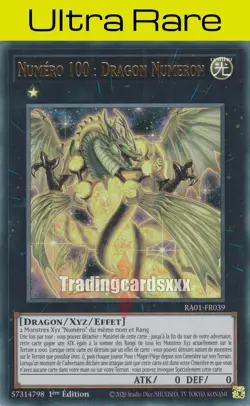 Yu-Gi-Oh! Numero 100 : Dragon Numeron : UR RA01-FR039 - Image 1