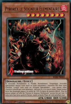 ♦Yu-Gi-Oh!♦ Pyrorex le Seigneur Elementaire : BLRR-FR069 -VF/Ultra Rare- - Image 1