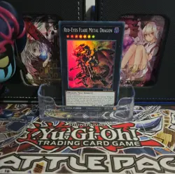 Yugioh Red-Eyes Flare Metal Dragon RA01-EN038 Super Rare - Image 1