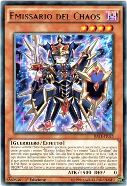 YU-GI-OH! EMISSARIO DEL CHAOS RATE-IT025 RARA - Image 1