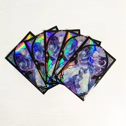 60pcs Trading Card YU-GI-OH Iridescent TCG Card Sleeves 63X90mm Standard Size - Image 1