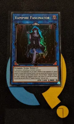 BACH-EN048 Vampire Fascinator Super Rare 1st Edition YuGiOh Card - Image 1