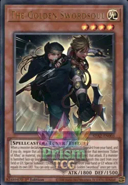 1st ed The Golden Swordsoul ultra rare SDAZ-EN003 Yugioh - Image 1