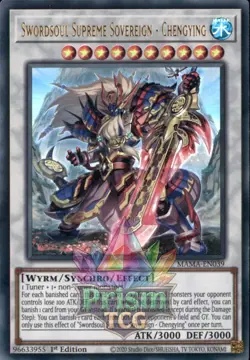 1st ed Swordsoul Supreme Sovereign - Chengying ultra rare MAMA-EN039 Yugioh - Image 1