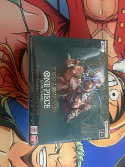 One Piece OP08 Two Legends Booster Box Factory Sealed English Edition Slight Dmg - Image 1
