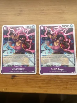 Gol.D.Roger (Store Tournament 2025 Vol. 4) P-107 One Piece TCG Promo x4 PLAYSET - Image 1