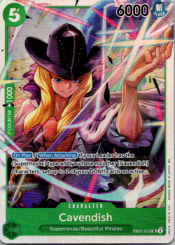 Cavendish EB01-012 SR | Premium Booster -The Best- Vol. 2 | One Piece TCG | EN - Image 1