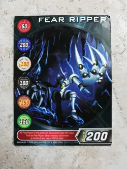 Bakugan Battle Brawlers Spin Master 2006 Card BA070 Fear Ripper - Image 1
