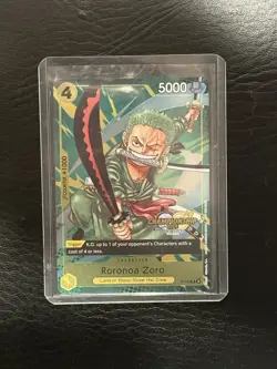 One Piece Roronoa Zoro P-042 2024 Championship Event Pack Promo Card - Image 1