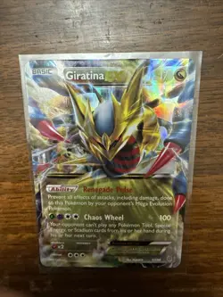 Giratina EX 57/98 XY Ancient Origins Ultra Rare TCG Card NM+ Clean card - Image 1