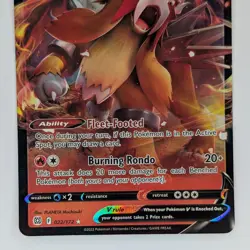Entei V 022/172 Ultra Rare Brilliant Stars Pokemon TCG Card NM - Image 3