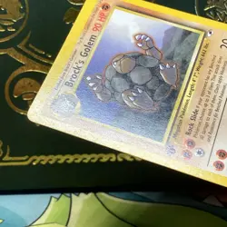 Brock's Golem 20/132 Rare Gym Heroes 1st Edition Pokemon Card NM - Image 5