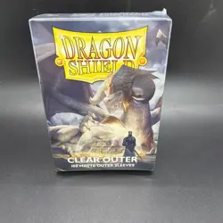 Outer Sleeves: Matte Clear Dragon Shield 100 ct. SEALED NEW - Image 1