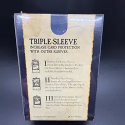 Outer Sleeves: Matte Clear Dragon Shield 100 ct. SEALED NEW - Image 2